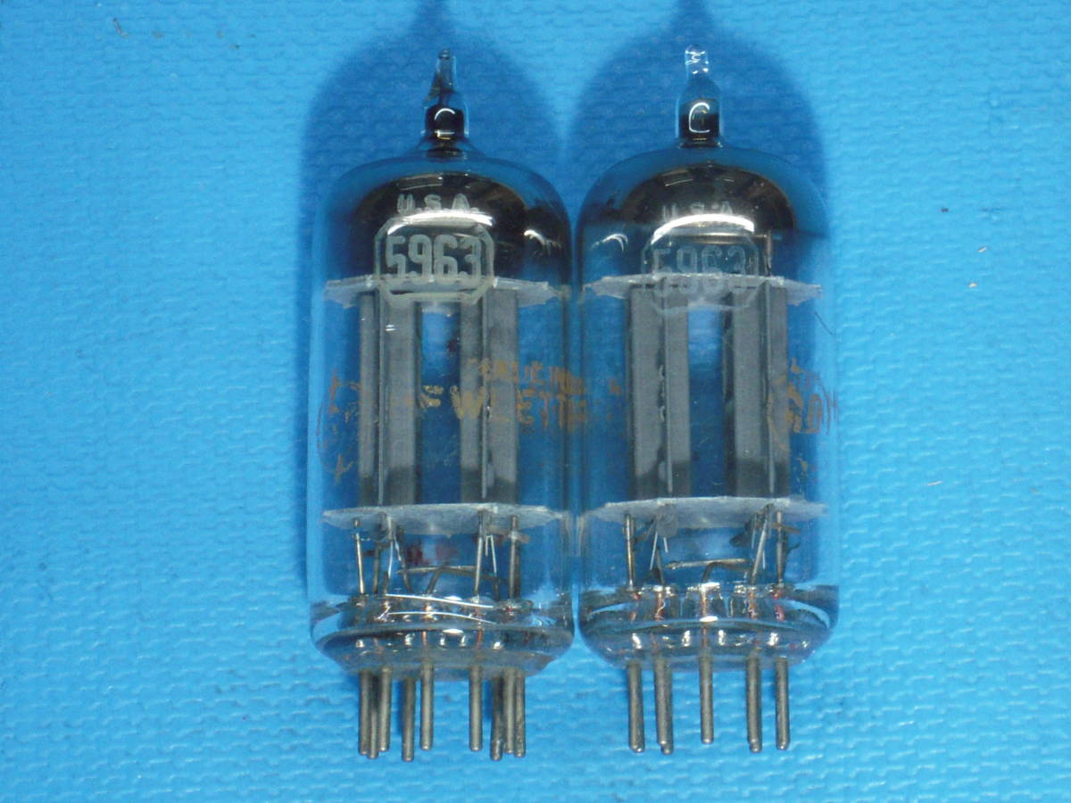  vacuum tube 5963(12AU7) HEWLETT PACARD 2 pcs set | summarize operation verification settled used junk treatment 