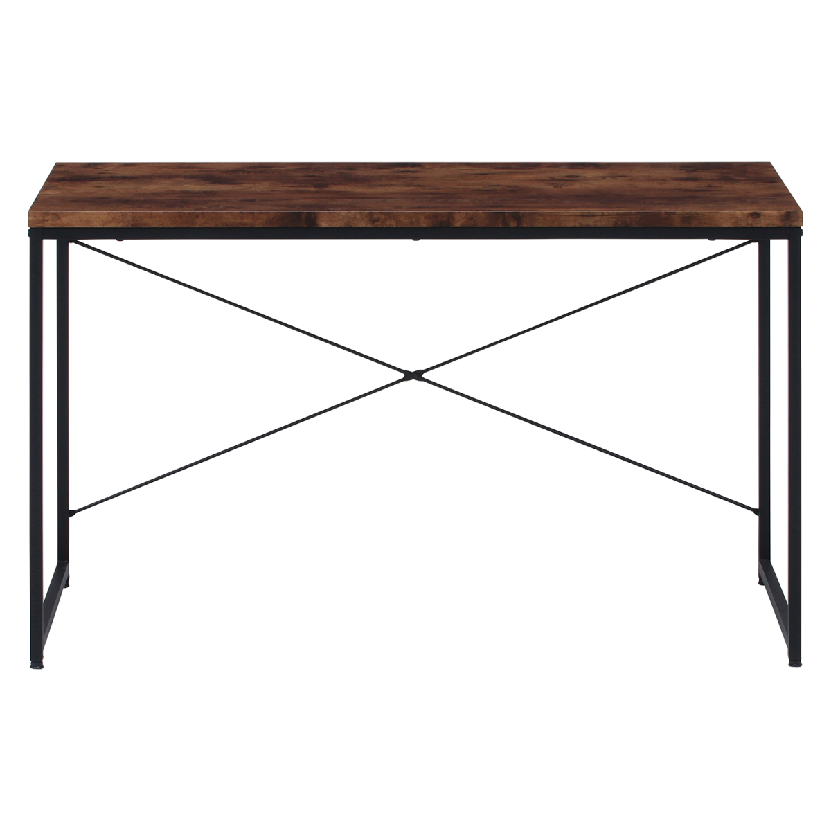  Work desk wide table width 120cm depth 55cm Brown [ new goods ][ free shipping ( one part region excepting )]