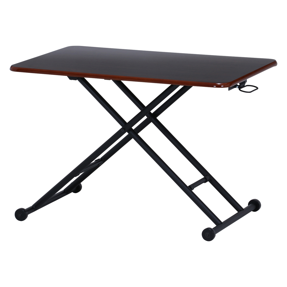 リフティングテーブル 幅90cm ブラウン【新品】【送料無料 リフティングテーブル 幅90cm ブラウン【新品】【送料無料