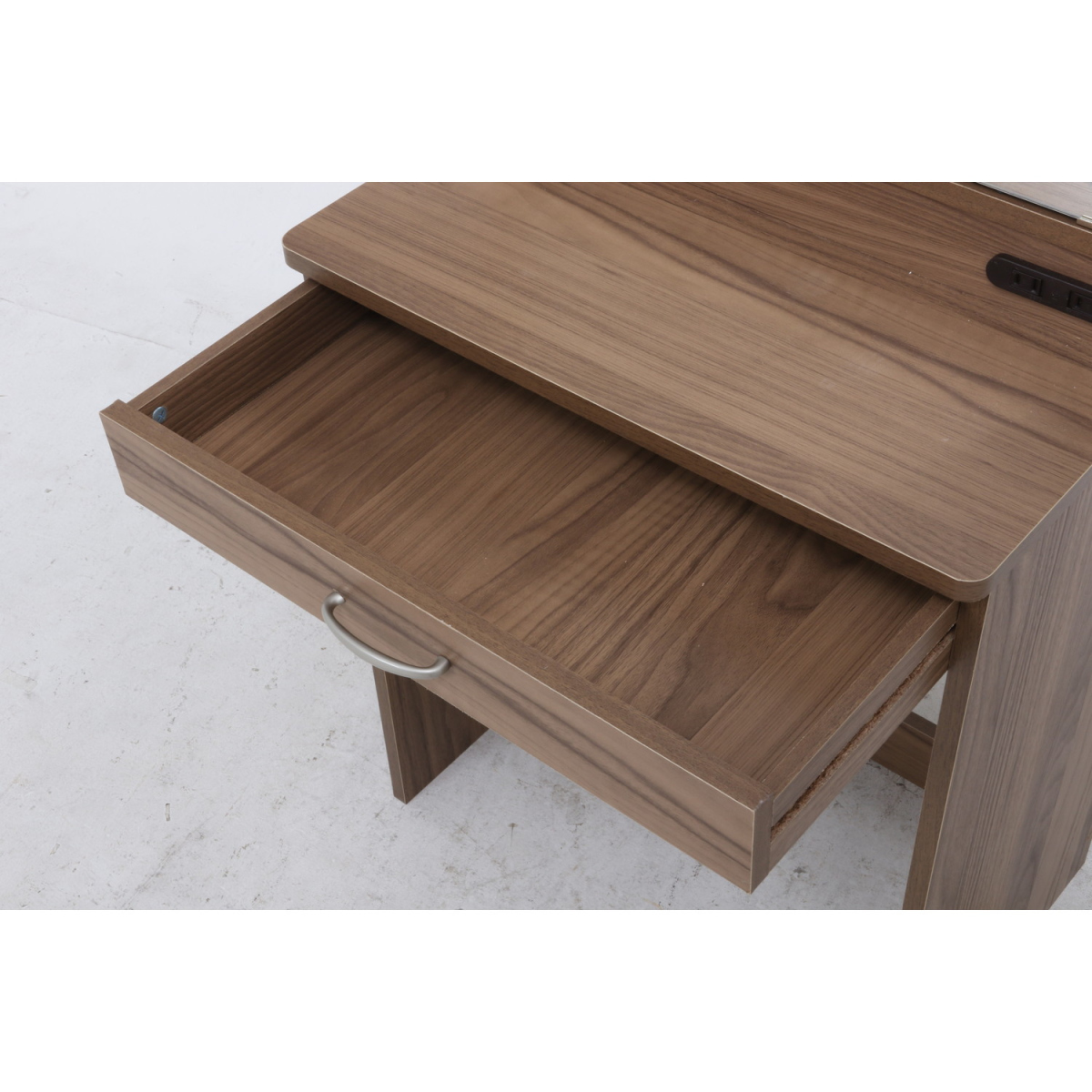  dresser three surface mirror chair attaching outlet attaching Brown [ new goods ][ free shipping ]( Hokkaido Okinawa remote island postage separately )