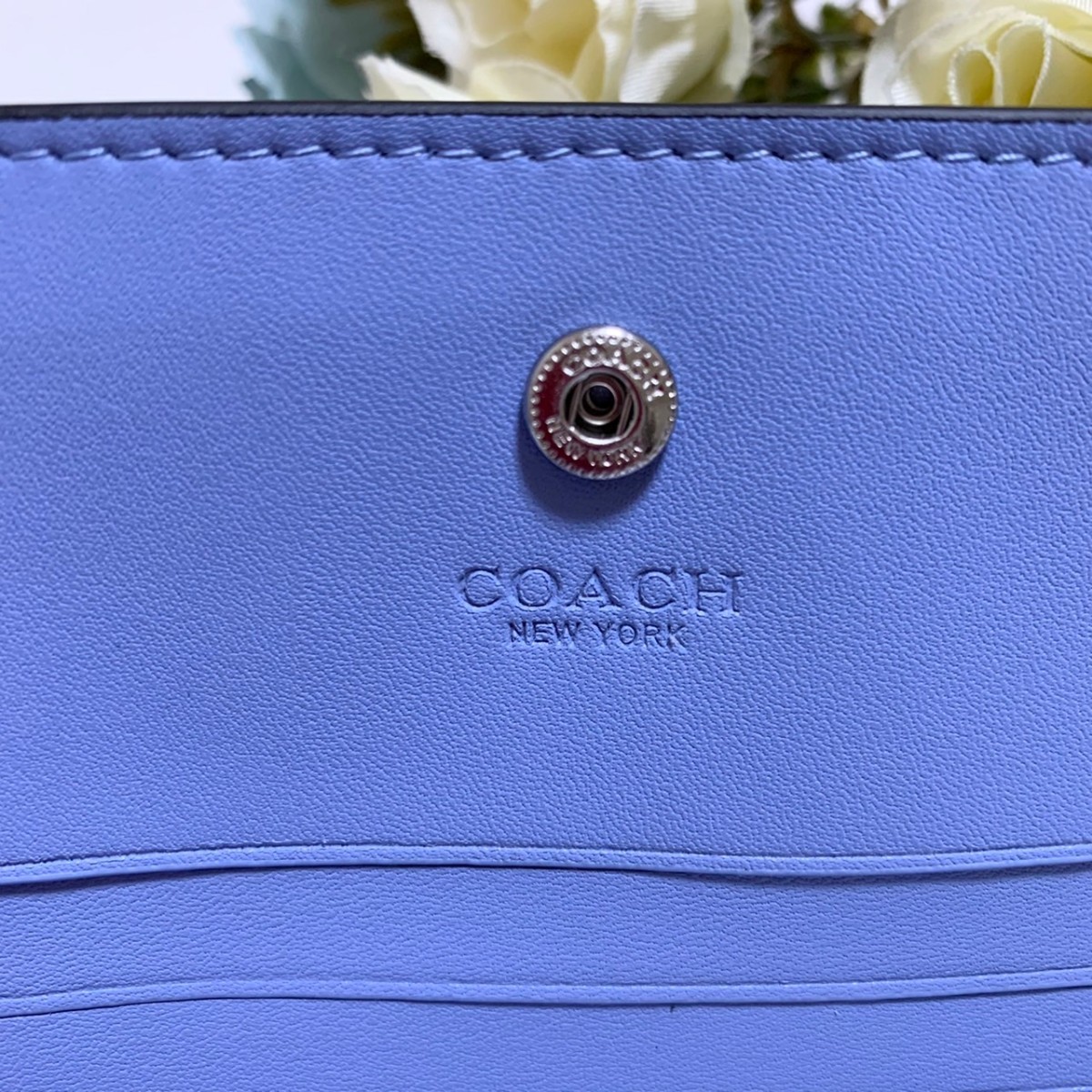 COACH スナップ ウォレット・ハッピー ドッグ 二つ折り財布 CC920 折り