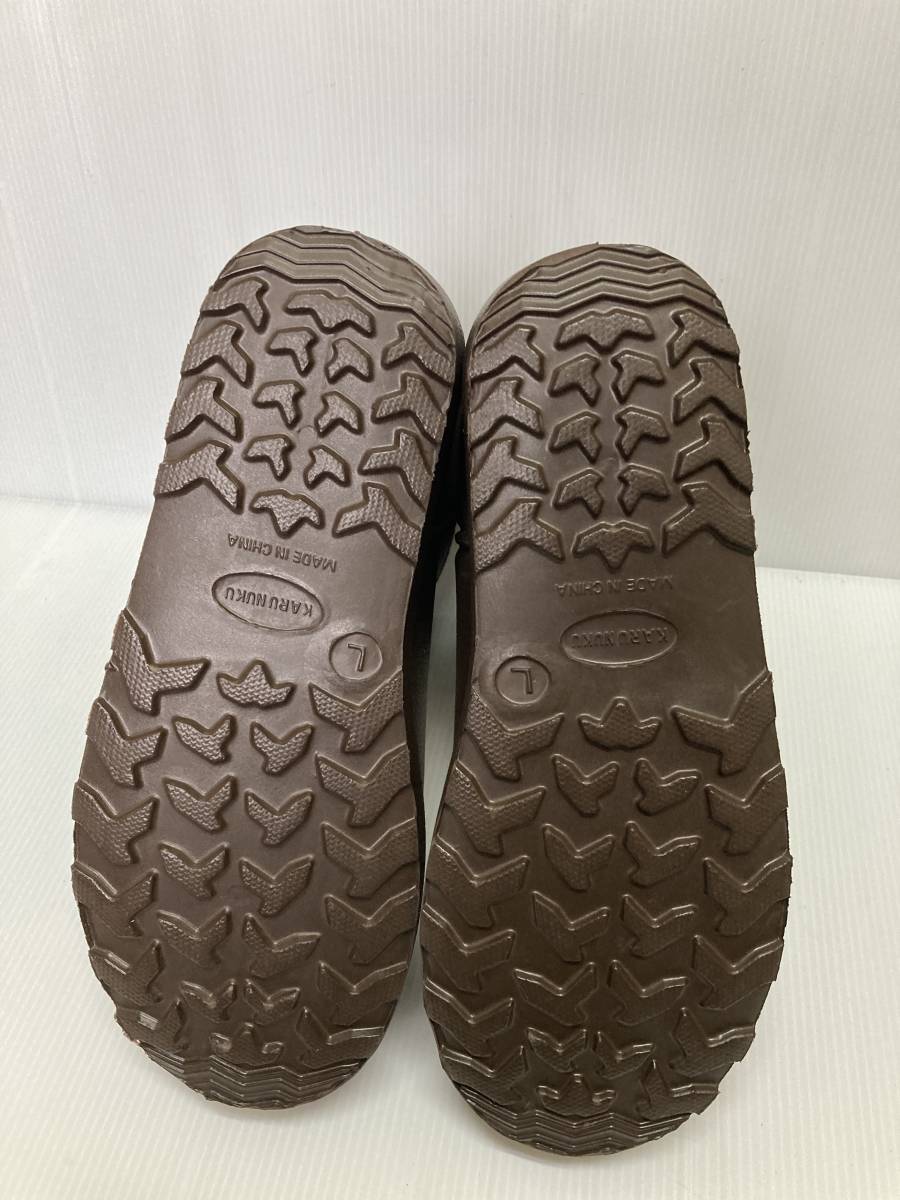 * super-discount!.... mouton boots N3512 Brown L size (25cm) EVA material . is light warm design . mouton manner! protection against cold boots, travel also 