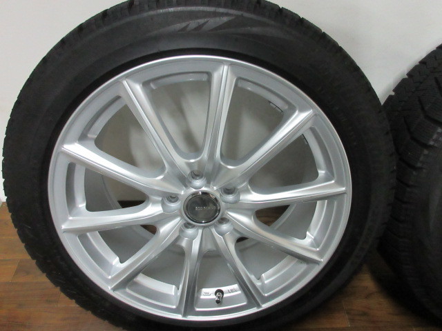 送料無料・税込み】エコフォルム 17in7J+53 5穴100 VRX 215/45R17
