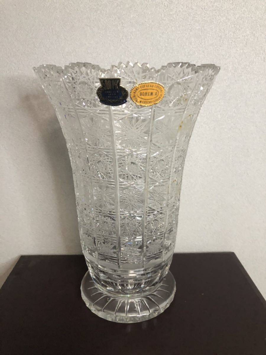 最大66%OFFクーポン ボヘミアンガラスクリスタル製花瓶 ボヘミアン花瓶
