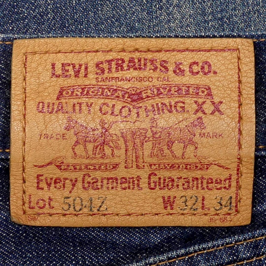 即決★アメリカ製 リーバイス504ZXX★W32 ビンテージ復刻ジーンズ Levis メンズ ビッグE 赤耳 LVC ビンテージクロージング セルビッチ_画像9
