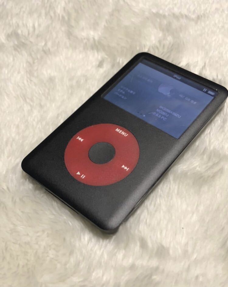 iPod classic 第6.5世代 SSD512GBブルー青パネル、電池新品 | www