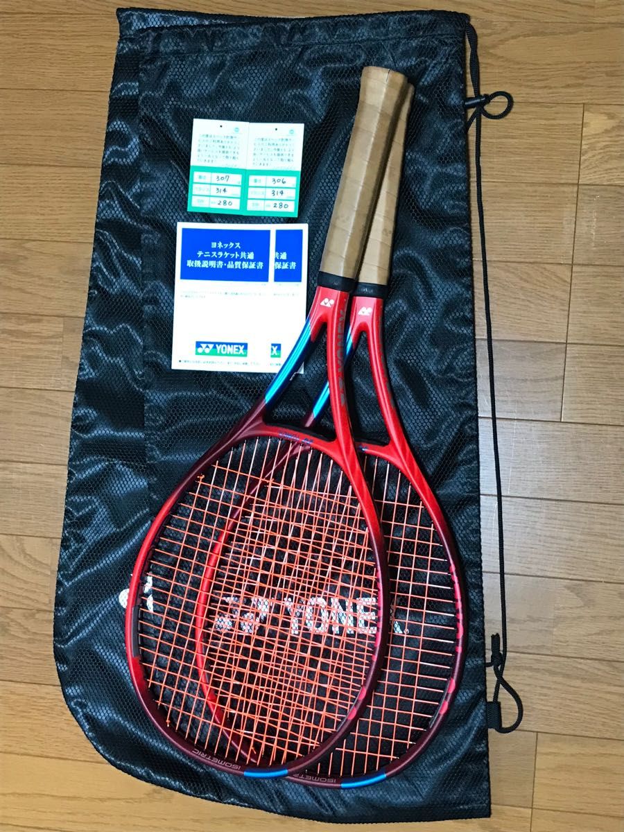 マッチペア美品 本革仕様 YONEX VCORE98(2021) G2 2本セット｜Yahoo