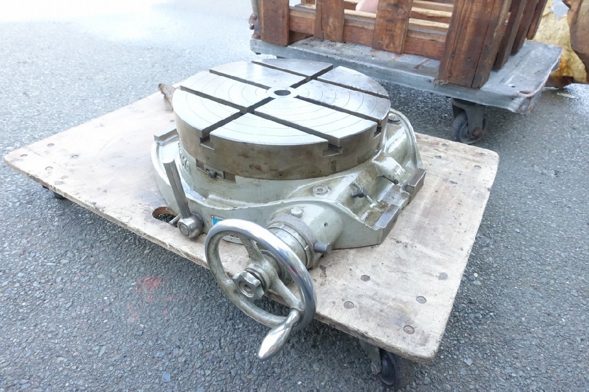 静岡県発 φ400mm ツダコマ サーキュラーテーブル 400-CTK 津田駒 静岡県発 φ400mm ツダコマ サーキュラーテーブル 400-CTK 津田駒