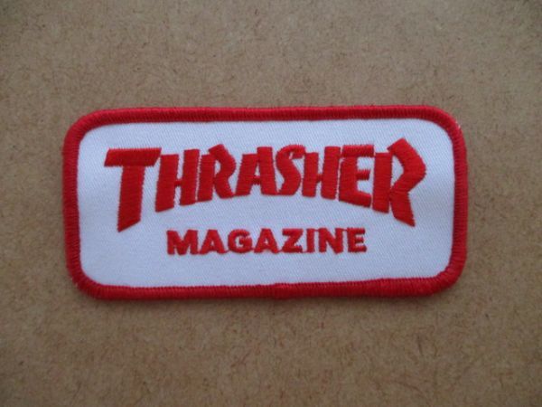 THRASHER MAGAZINEバンズ刺繍ワッペン/スラッシャーSkateboardスケボーSKATEスケートボードSK8ブランド衣類パッチpatchesアップリケ S10_画像1