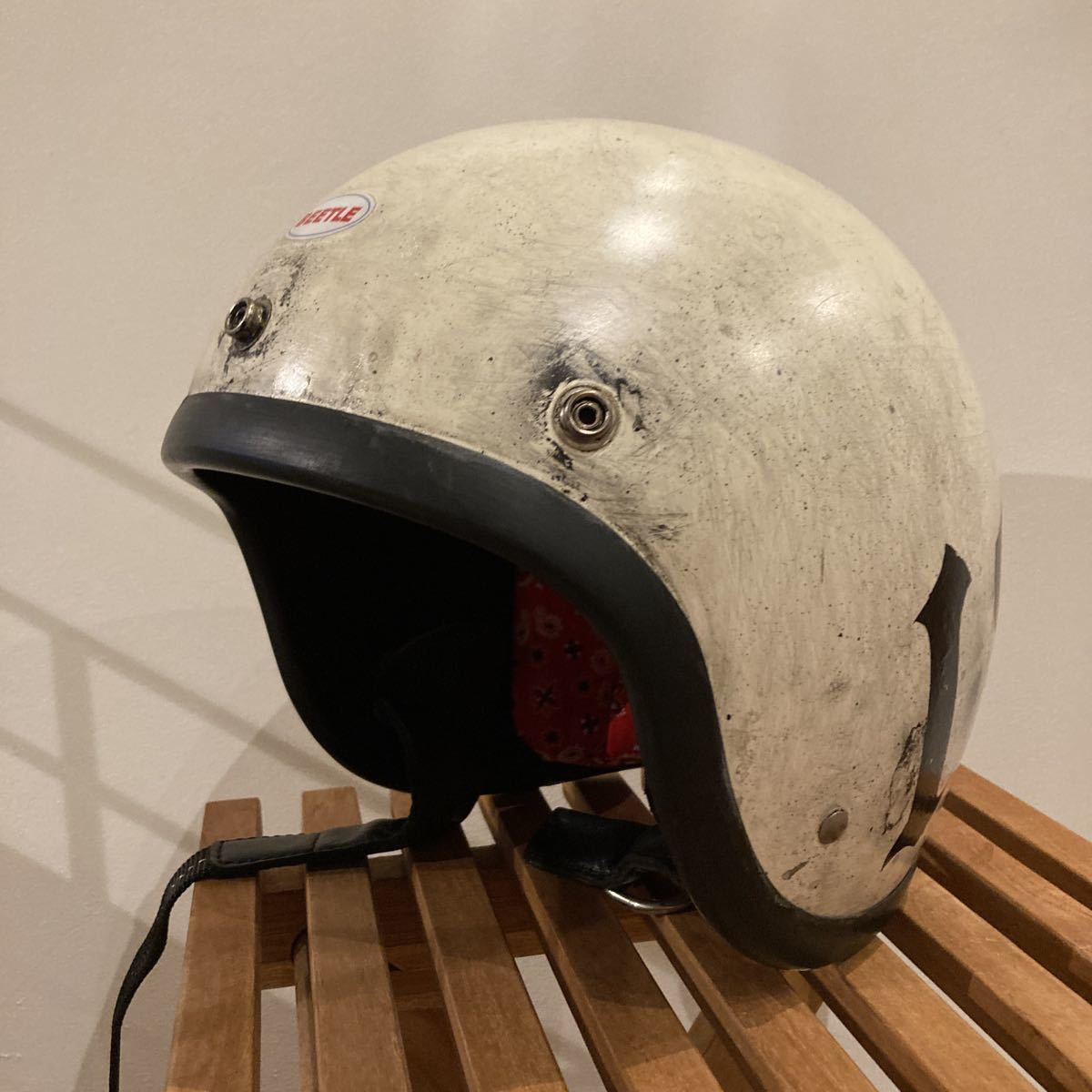BUCO ジェットヘルメット ビンテージ BELL ブコ SHOEI Triumph 当時物 