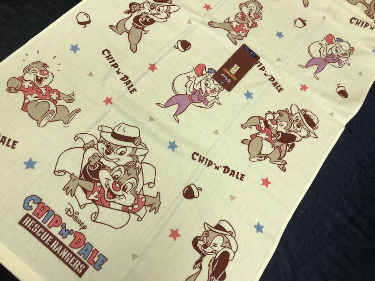  prompt decision * chip . Dale Disney * gauze bath towel [60×120cm] tag equipped normal stamp size chip & Dale *