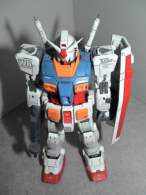 バンダイ　MG　1/100　RX-78-2　Ver.0079ベース加工品　有明等身大立像再現フルカスタム完成品_画像10