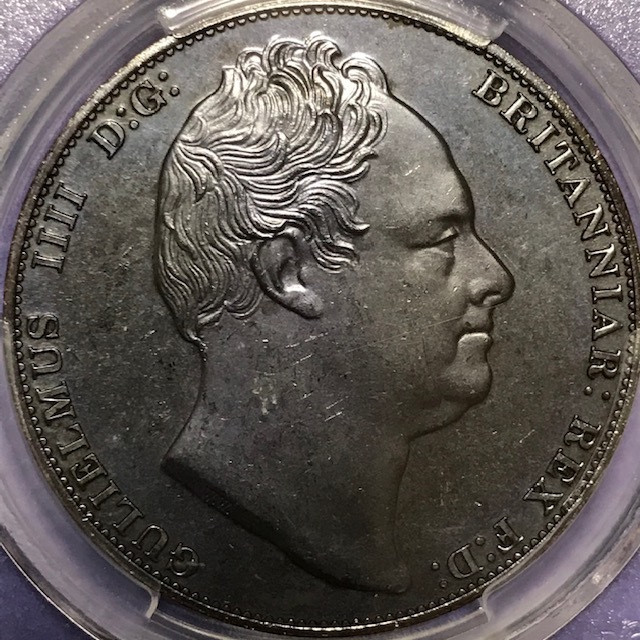 ☆1835銘 イギリス ファンタジークラウン貨 ウィリアム4世 三美神 PCGS
