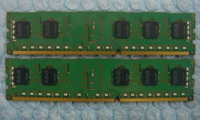 lp12 240pin DDR3 1866 PC3-14900R Registered 4GB SAMSUNG 2枚 合計8GB_画像3