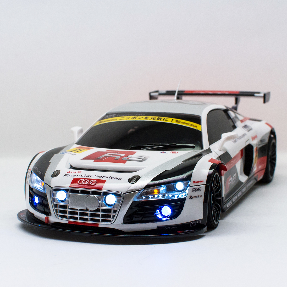 Yahoo!オークション - 京商ミニッツ アウディR8 LMS 自作電飾 Yahoo!オークション - 京商ミニッツ アウディR8 LMS 自作電飾
