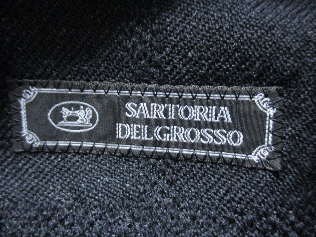 【LEOMASTER × SARTORIA DEL GROSSO】イタリア製 高級生地 S 155cm-165cm★テーラード ジャケット スーツ グレー メンズ 未使用 紳士 35_画像7