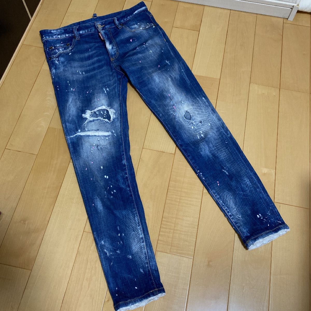 DSQUARED2 ディースクエアード skinny dan Jean ピンク