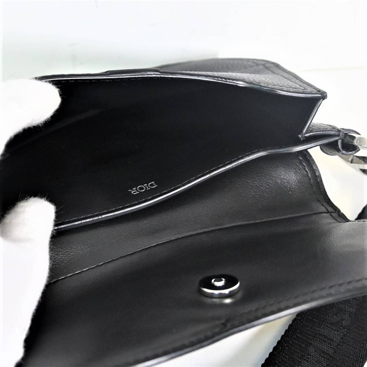 ディオール Dior クラッチバッグ サドルポーチ　SADDLE POUCH _画像8