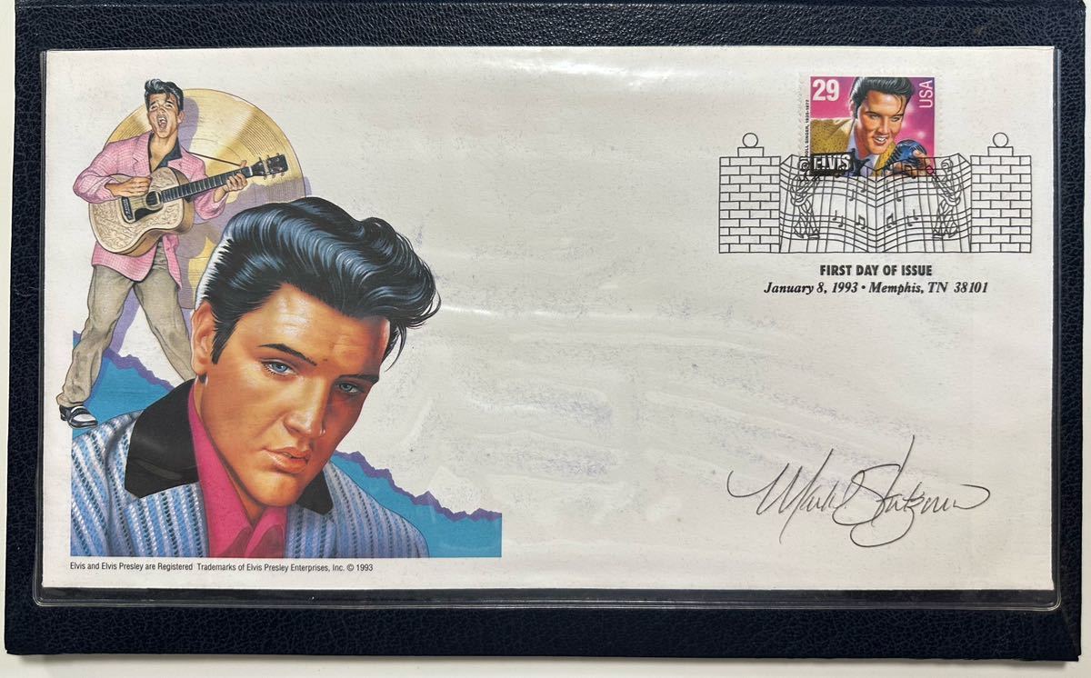 ELVIS PRESLEY エルビスプレスリー Limited Edition autographed presentation set. First Day Cover & Ingot コレクターズアイテム　レア_画像4