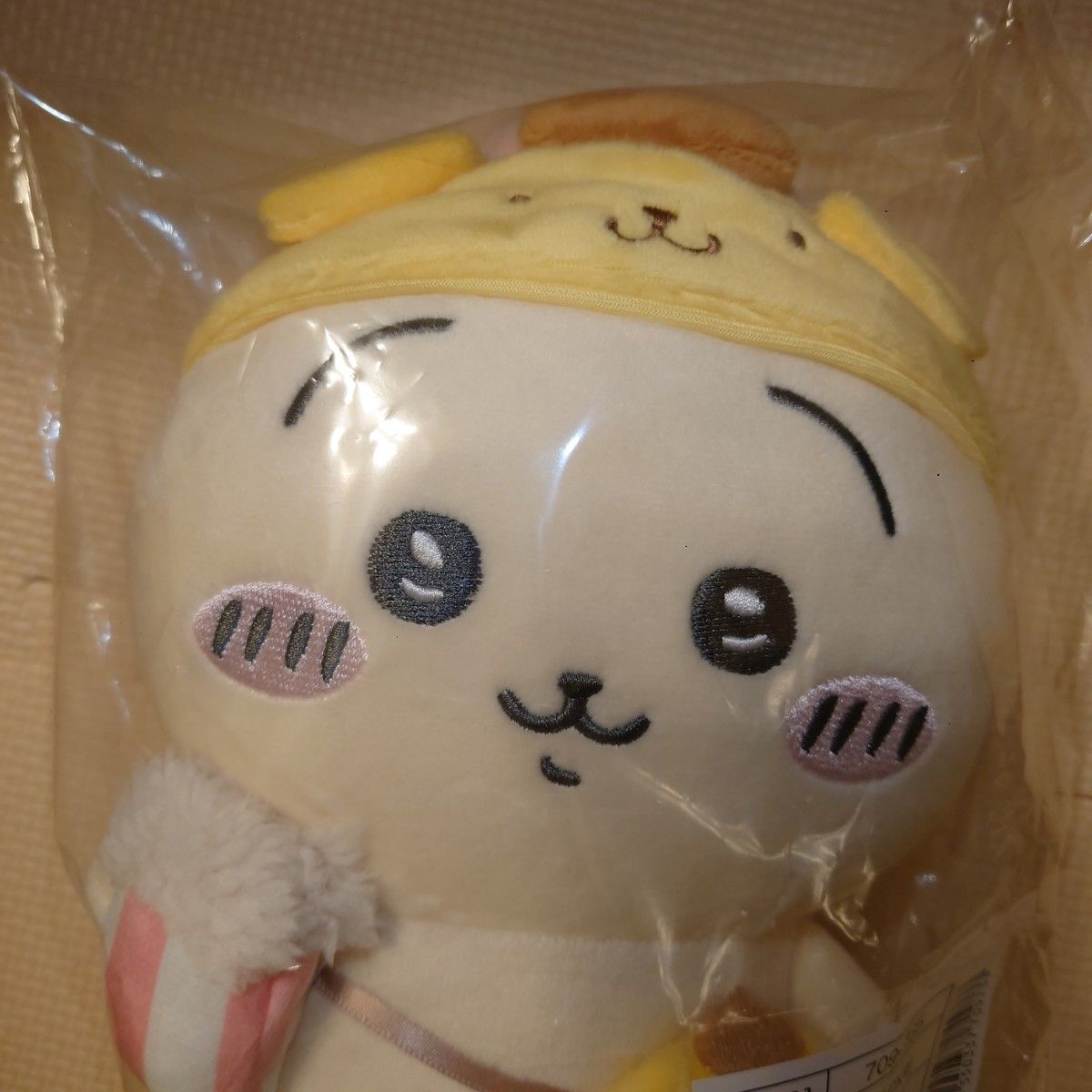 サンリオ ちいかわ コラボ うさぎ ポムポムプリン ぬいぐるみ サンリオ ちいかわ コラボ うさぎ ポムポムプリン ぬいぐるみ
