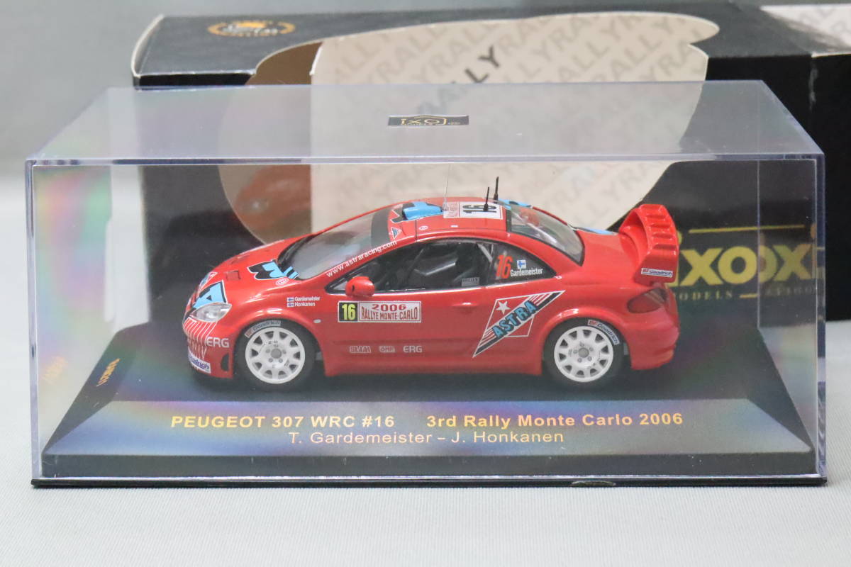 イクソ RAM211 プジョー 307 WRC #16 モンテカルロラリー 2006（ixo Peugeot 307 WRC #16 3rd Rally Monte Carlo 2006）1/43スケール_画像2