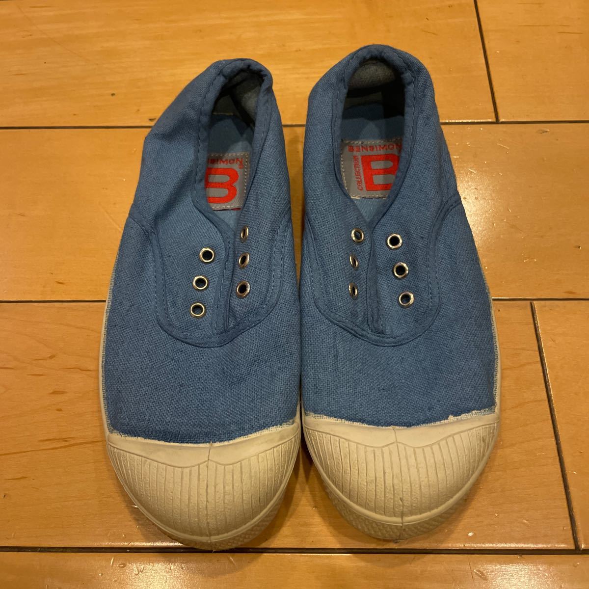 BENSIMON ベンシモン　キッズ　キャンバスデッキシューズ　19㎝