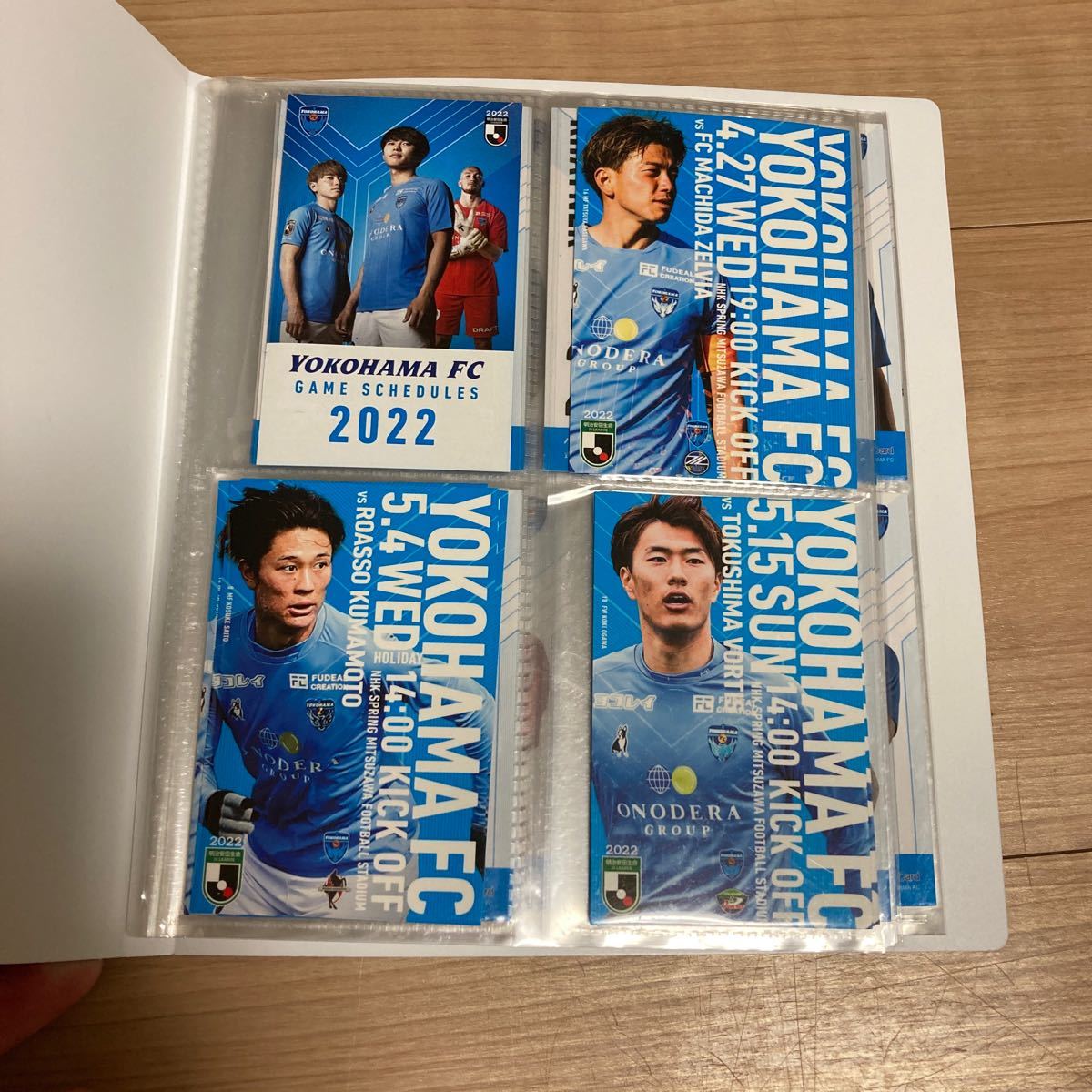 横浜FC2022 Ｆカード　ファイル付き
