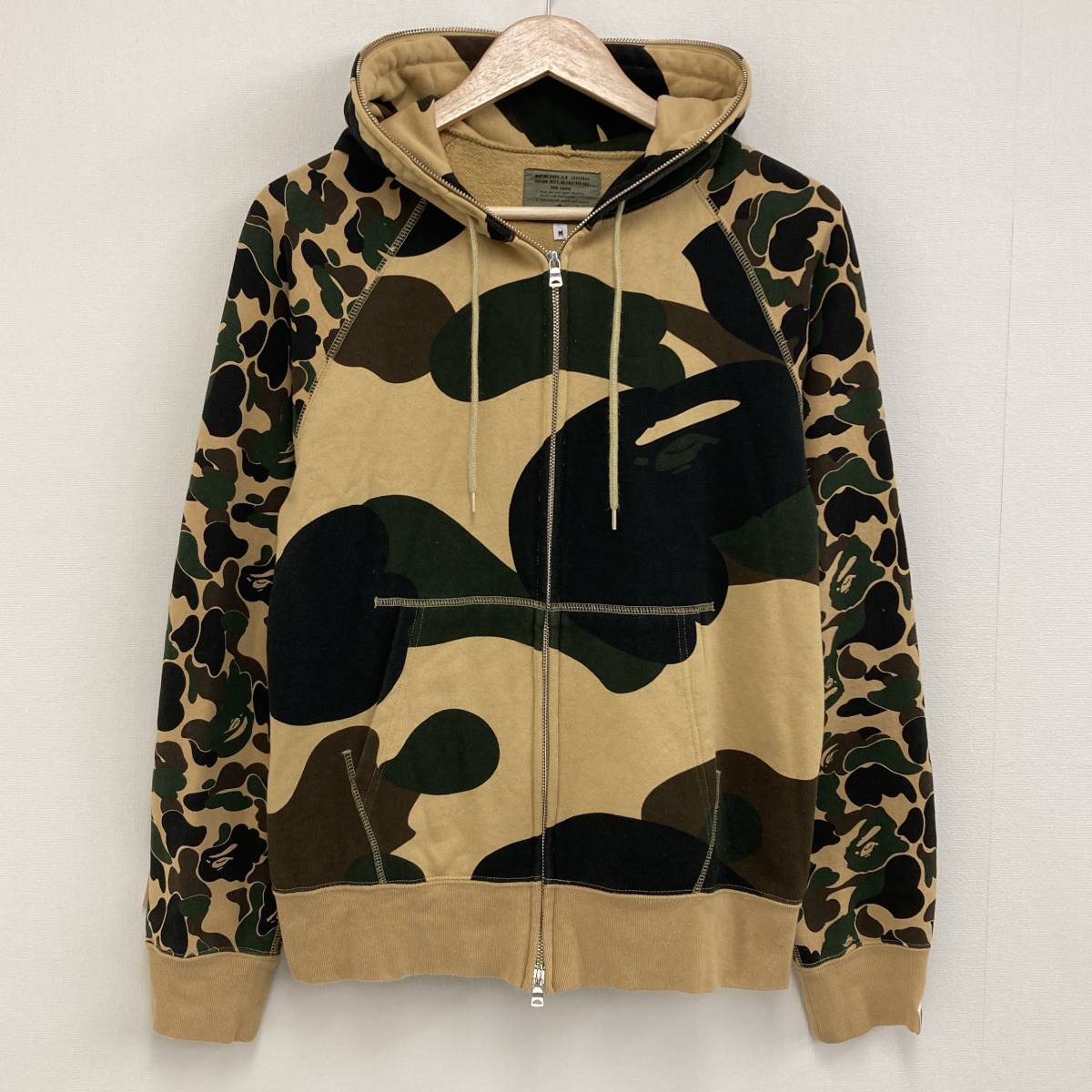 ヤフオク! - A BATHING APE サルカモ ジップ パーカー M