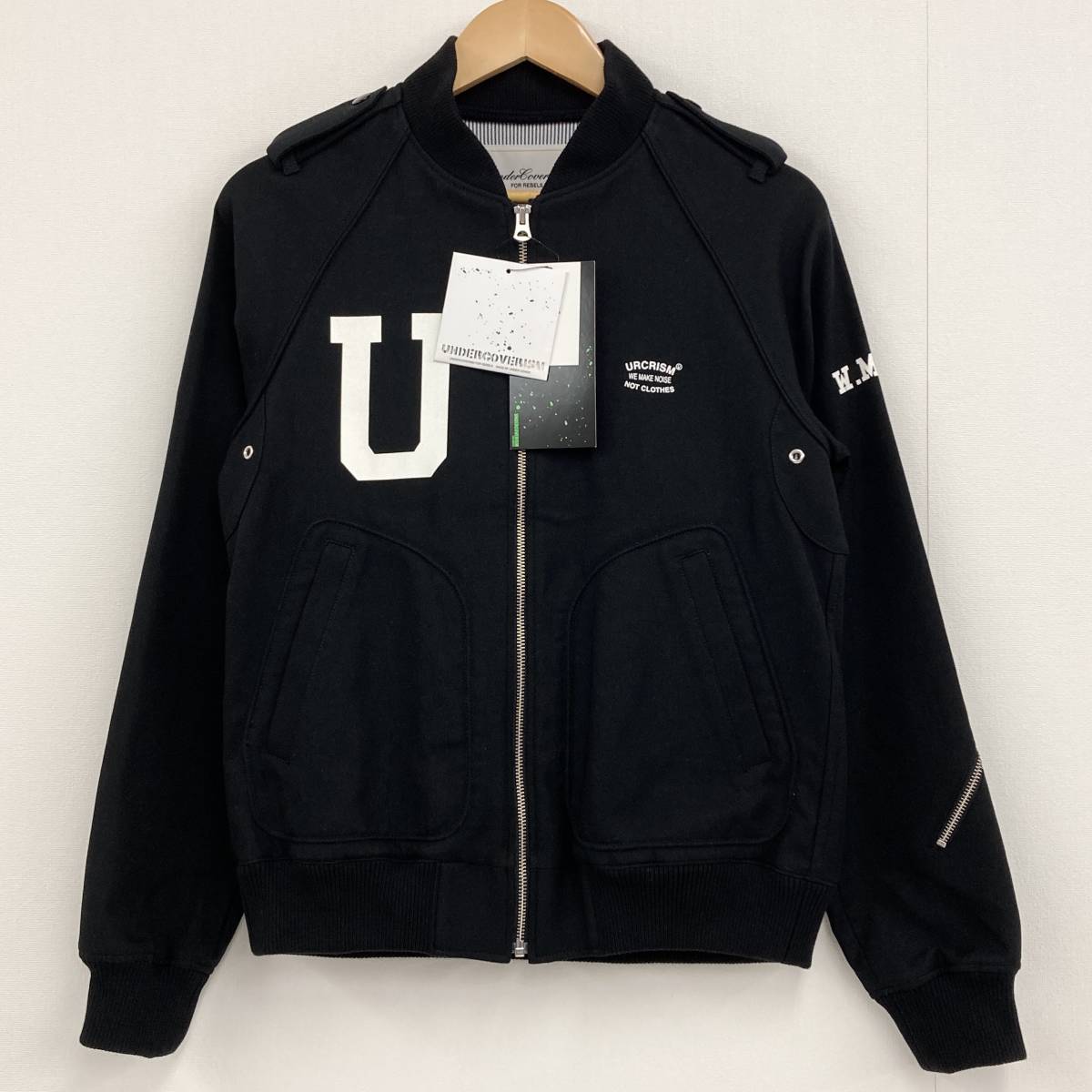 UNDERCOVER ボンバージャケット MA-1 Uロゴ ブラック 黒 2サイズ