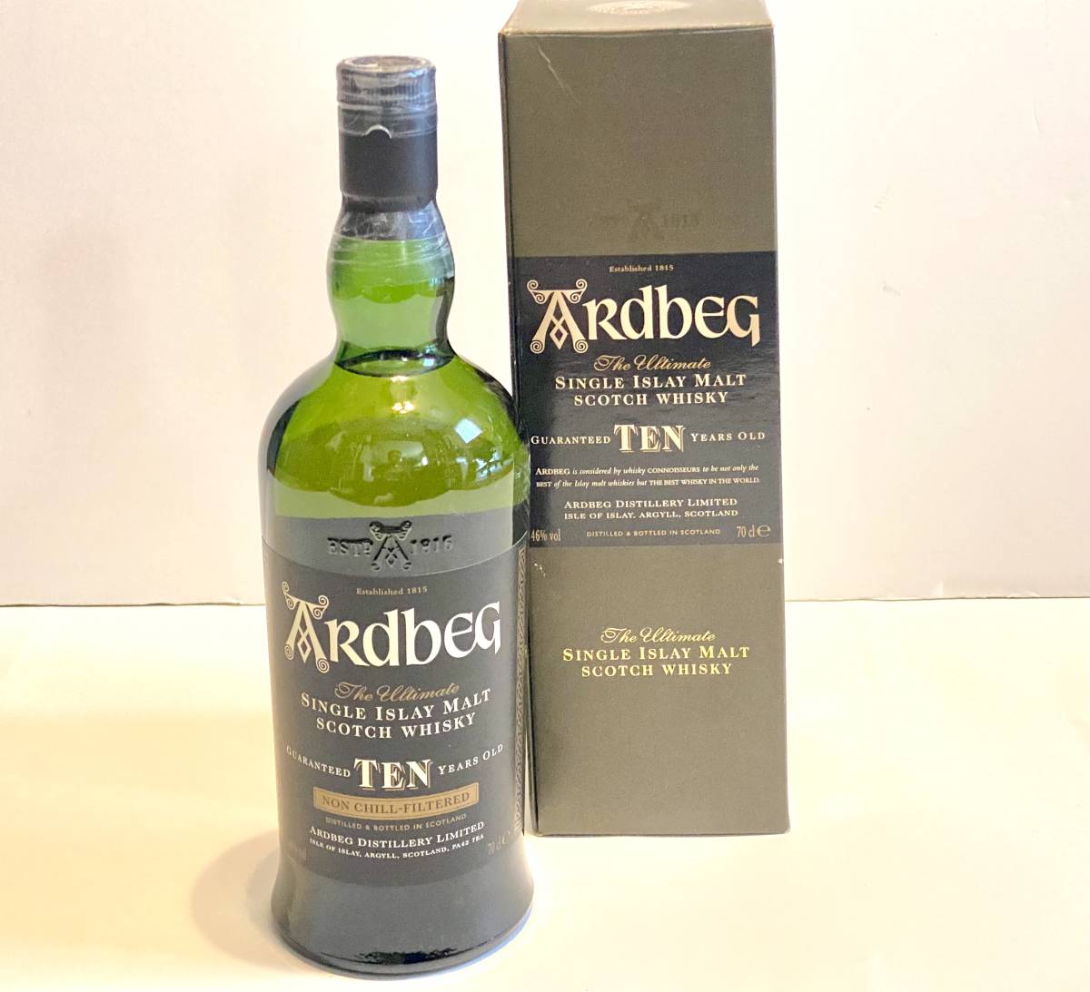 終売 未開封 箱付き ARDBEG アードベッグ 10年 BIG TEN ビッグテン 旧ウイスキー 700ml 46% アイラ アードべキャン_画像1