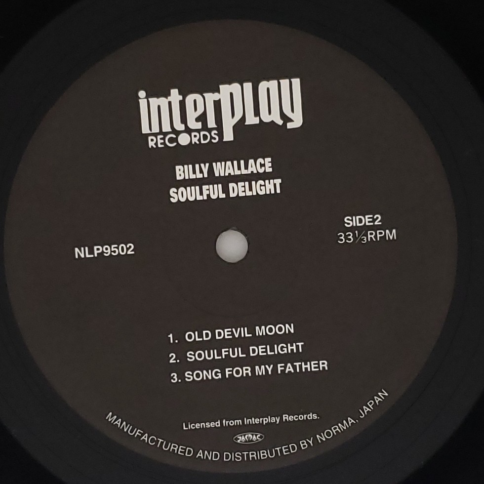 良盤屋◆LP◆Jazz；ビリー・ウォレス/ソウルフル・ディライト Billy Wallace / Soulful Delight/1994 ◆J-2803_画像9