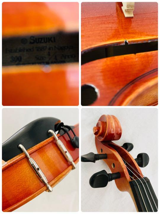 良品】スズキ バイオリン 4/4 No.300 1984年製 ハードケース付 suzuki