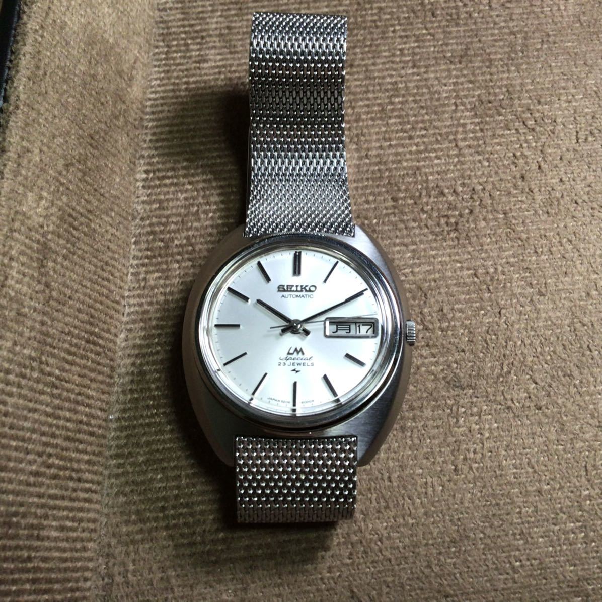 OH済み 腕時計 セイコー ロードマチック 5605 日付き 自動巻き 非売品
