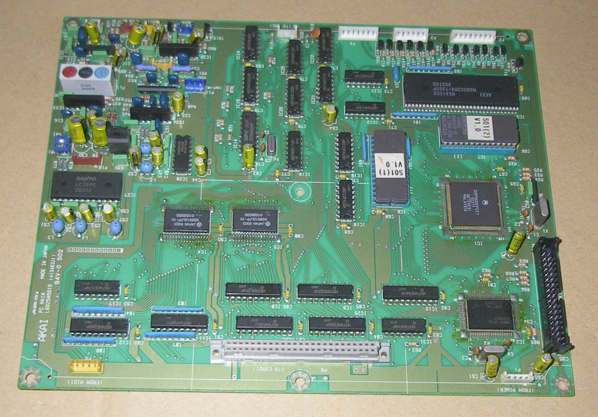 *AKAI S01 Motherboard (L6025A5010)*OK!!*MADE in JAPAN*
