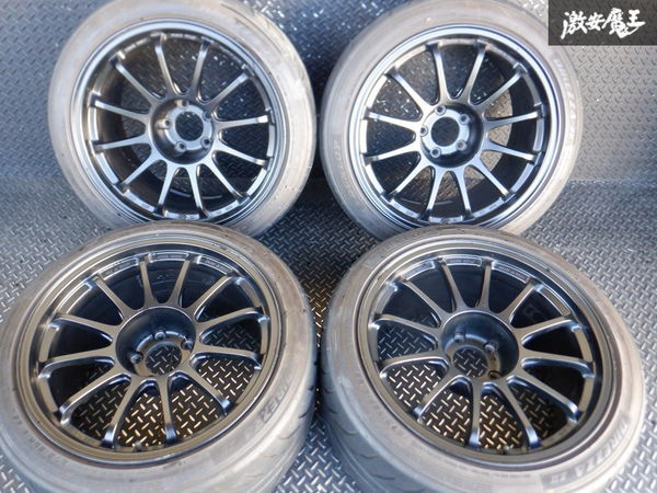 週間売れ筋 ダンロップ PCD114.3 5穴 +21 11J 18インチ タイプF TYPE-F スピードスター SSR DIREZZA GT-Rにて スカイライン BCNR33 4本 275/35R18 Z2 ラジアルタイヤ