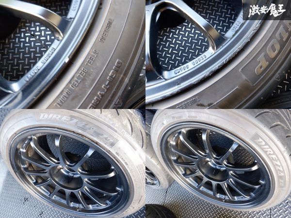 SSR スピードスター TYPE-F タイプF 18インチ 11J +21 5穴 PCD114.3 ダンロップ DIREZZA Z2 275/35R18 4本 BCNR33 スカイライン GT-Rにて_画像6
