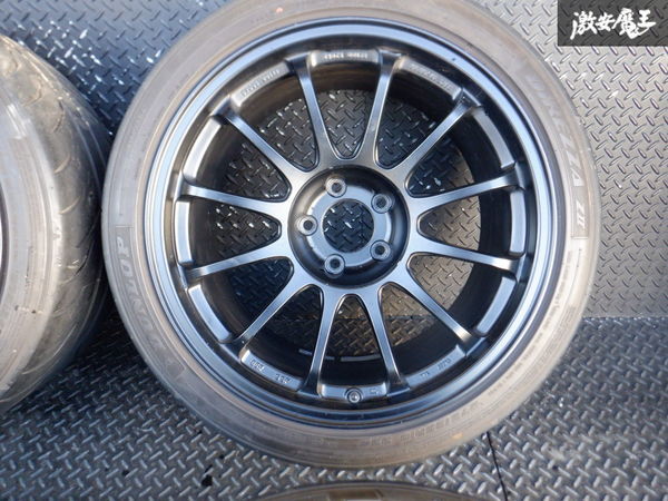 SSR スピードスター TYPE-F タイプF 18インチ 11J +21 5穴 PCD114.3 ダンロップ DIREZZA Z2 275/35R18 4本 BCNR33 スカイライン GT-Rにて_画像5