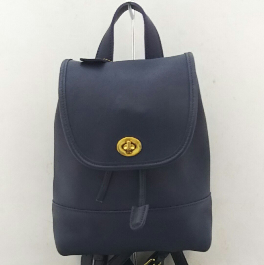 OLD COACH バックパック リュック 紺色 ほぼ未使用 オールドコーチ