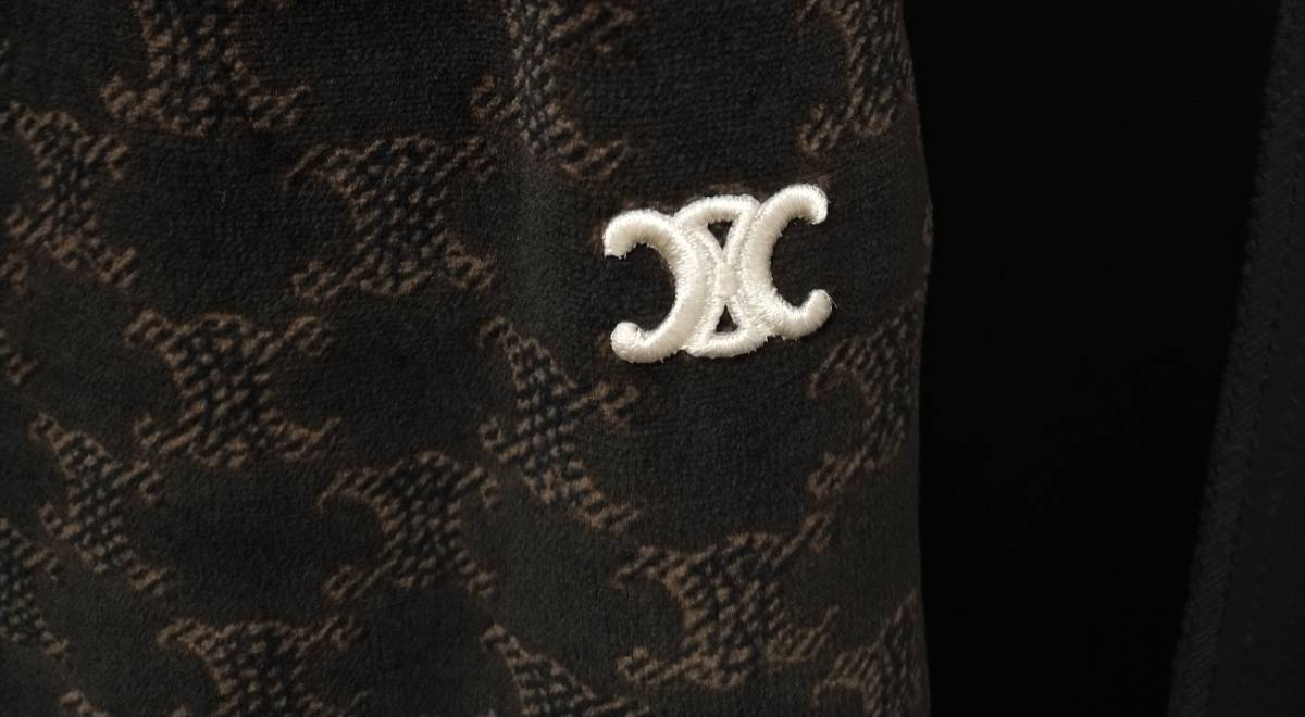 CELINE 22AW Noir/Marron 2Z138811Pトリオンフ ジョガーパンツ