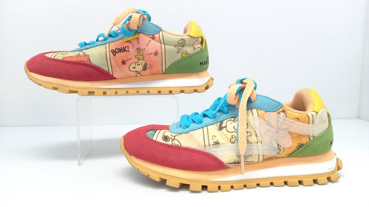☆ MARC JACOBS スヌーピー柄 マークジェイコブス スニーカー × THE