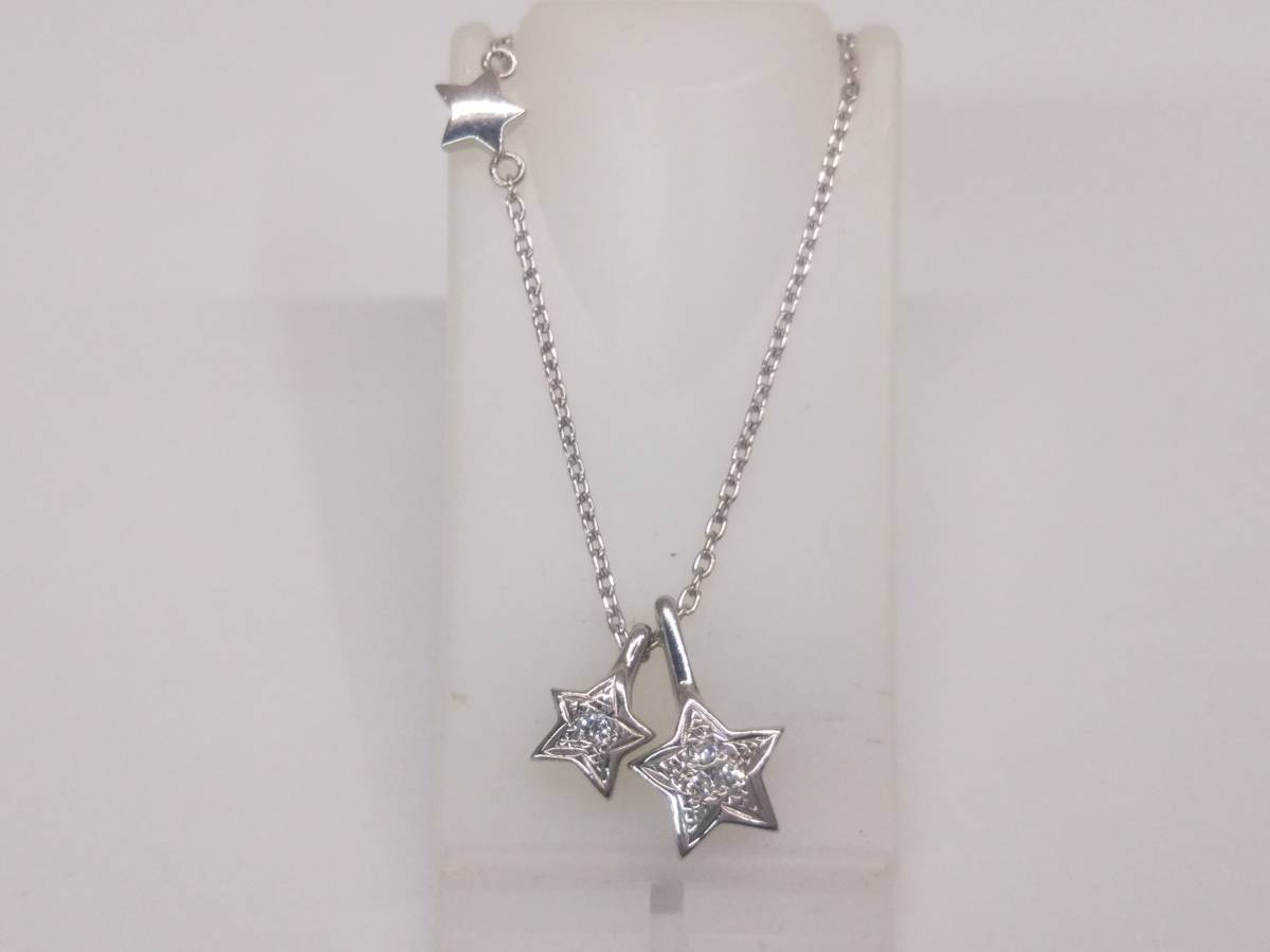 STAR JEWELRY スタージュエリー K18WG ホワイトゴールド ダイヤモンド