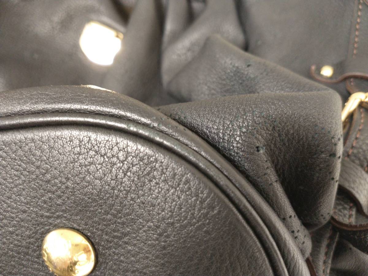 即決】LOUIS VUITTON ルイヴィトン M95765 マヒナ ブラック トート