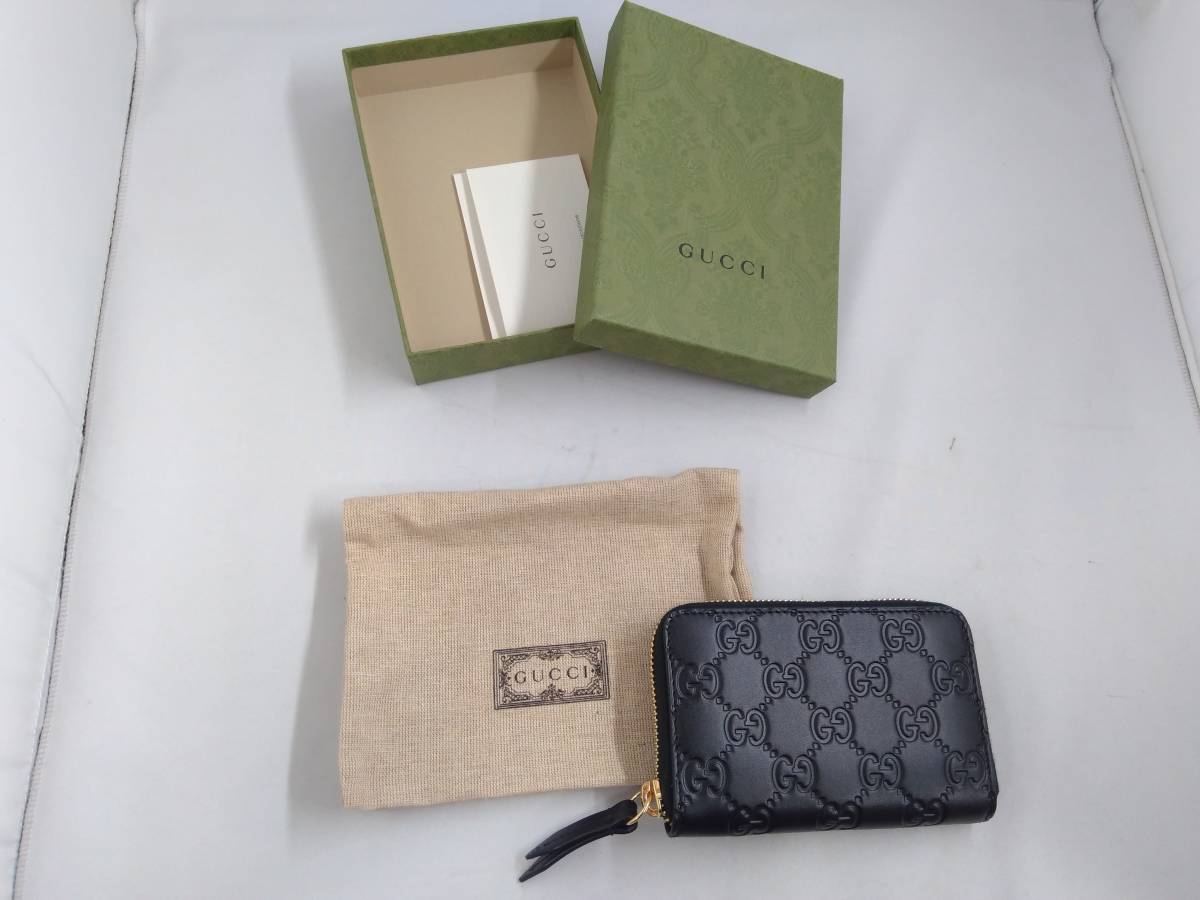 GUCCI/グッチ/シグネチャー/グッチシマ/カードケース