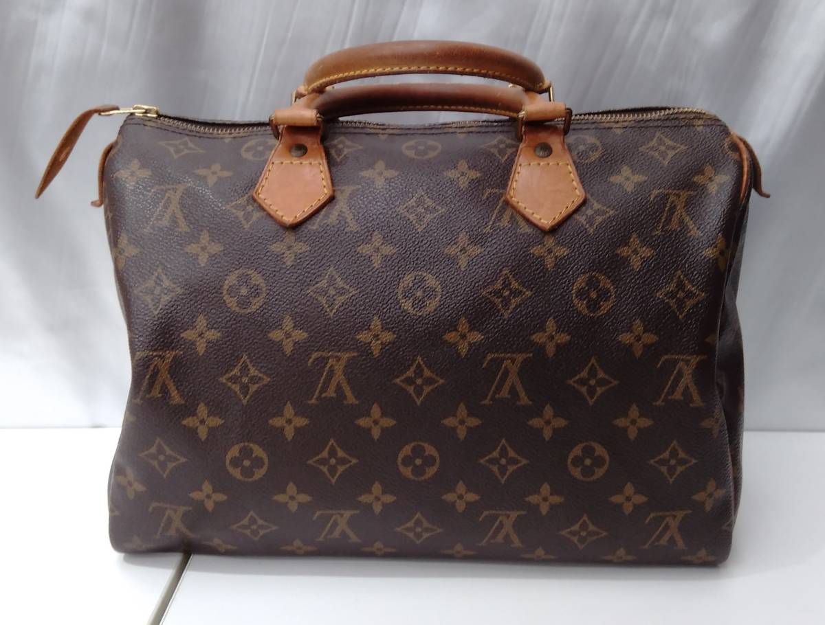 LOUIS VUITTON ルイヴィトン モノグラム VI0953 スピーディ30 ボストンバッグ ハンドバッグ ブラウン 茶色_画像2