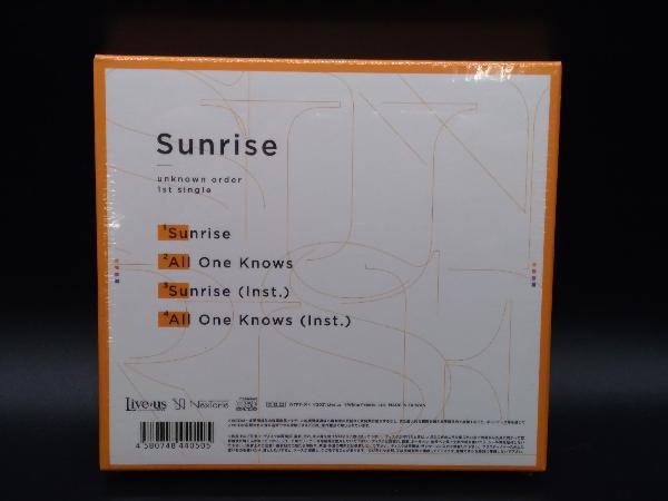 （未開封品） unknown order CD Live us:Sunrise(初回限定盤)_画像2