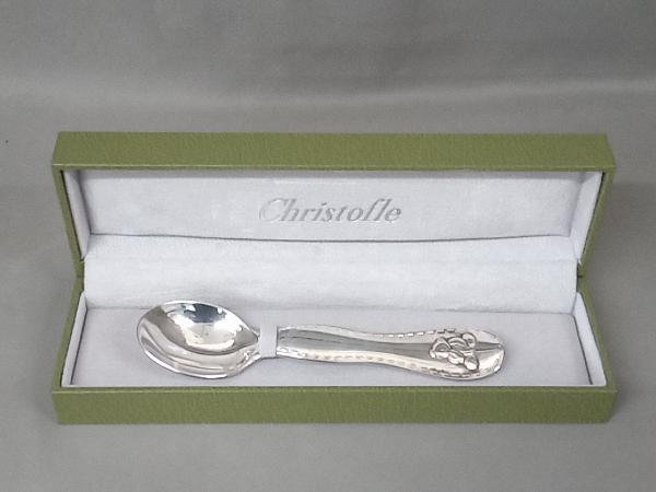 Christofle Chris to full baby spoon Charlie Bear silver coating 