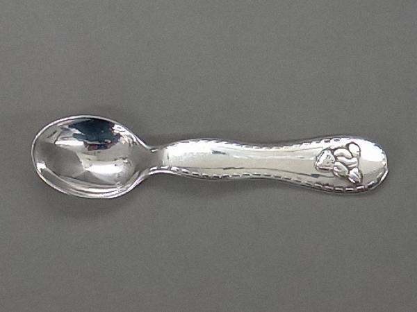 Christofle Chris to full baby spoon Charlie Bear silver coating 