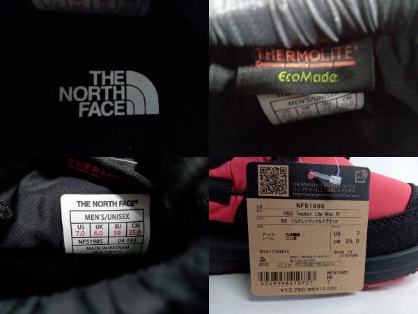 THE NORTH FACE ザ ノースフェイス スリッポン レッド 25cm_画像6