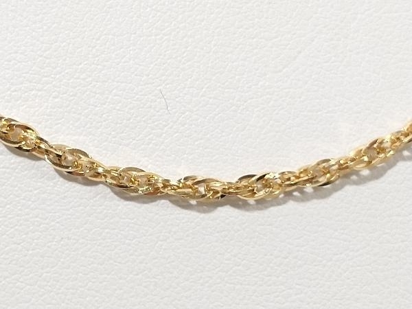 K18 ゴールド (総8.4g) 50.5cm デザイン ネックレス