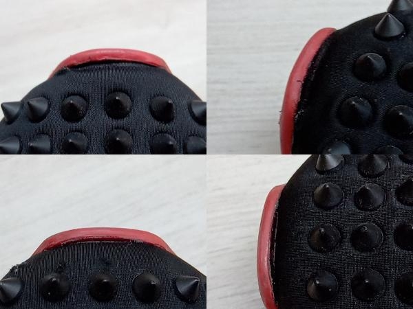 Christian Louboutin Christian * Louboutin заклепки спортивные туфли 42 мужской спортивные туфли пальцы ног подошва несколько облупленное место есть 